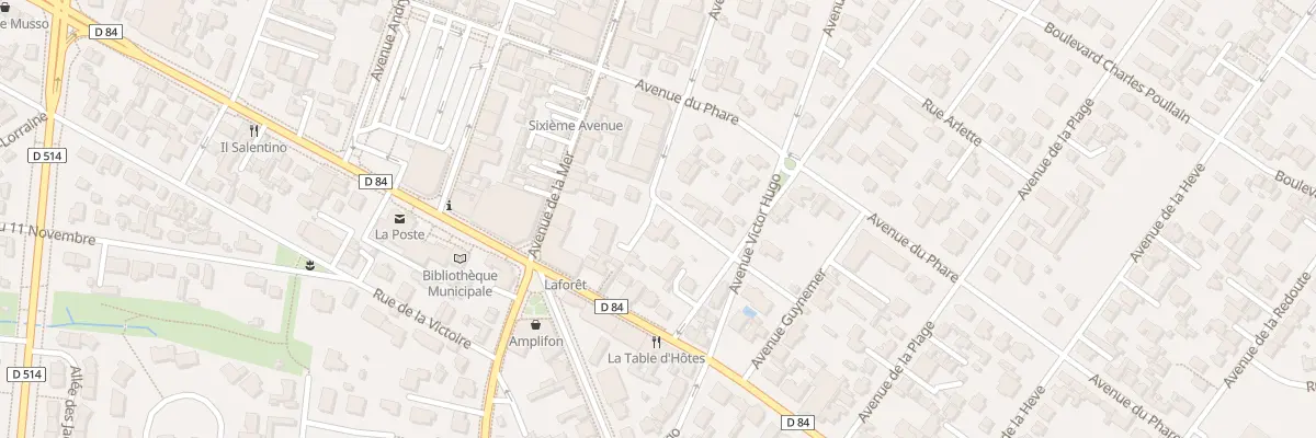 Plan du 1 Rue Leverrier à Ouistreham