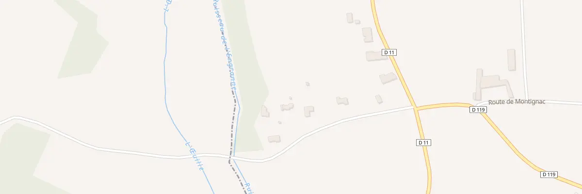 Plan du 5128 Le Rouquey à Ladaux