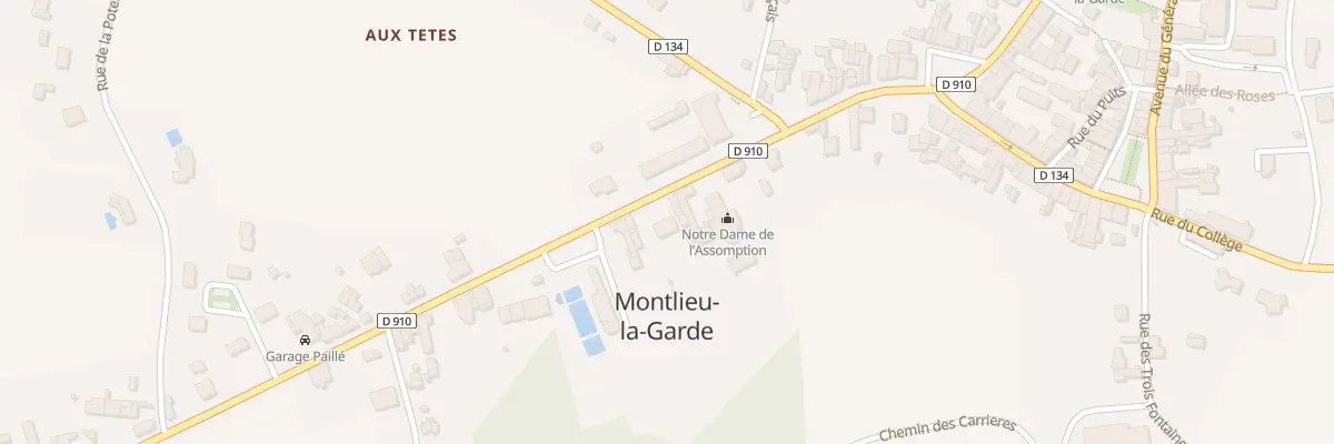 Plan du 49 Av de la République à Montlieu-la-Garde