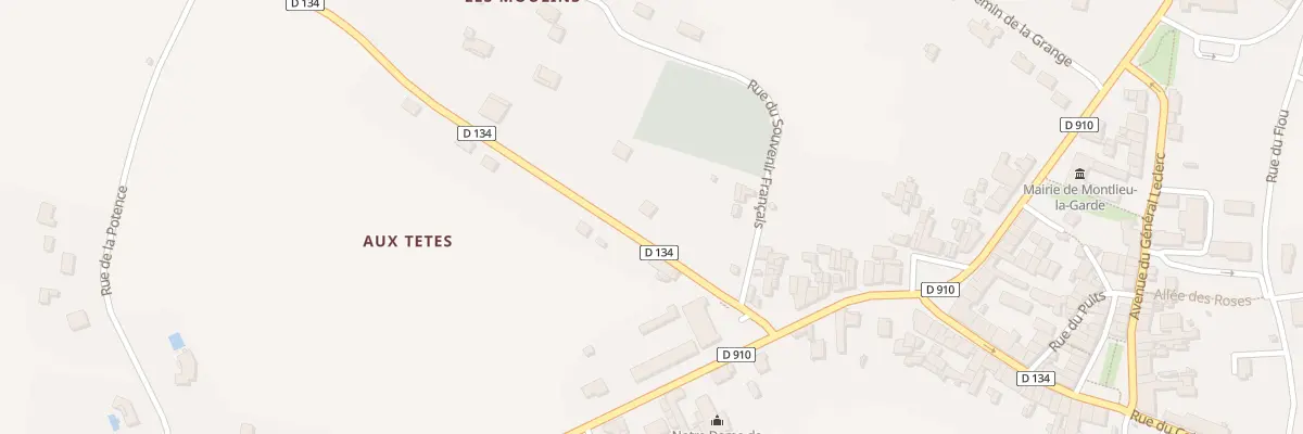 Plan du 2 Rue du 8 Mai 1945 à Montlieu-la-Garde