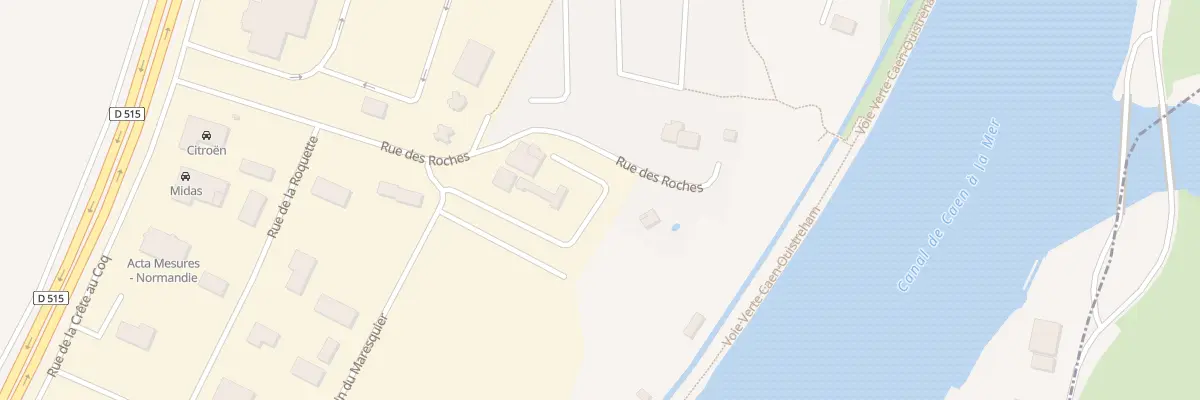 Plan du 14 Che du Maresquier à Ouistreham