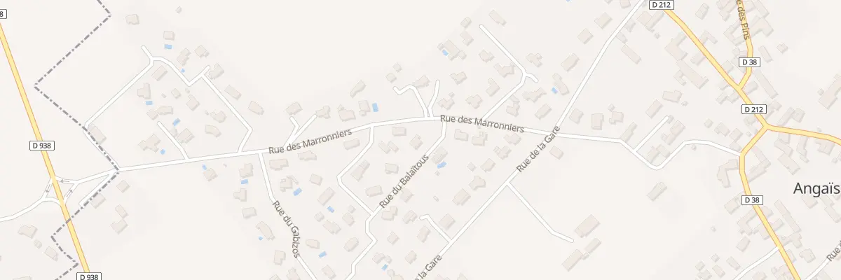 Plan du 2 Rue du Balaitous à Angaïs