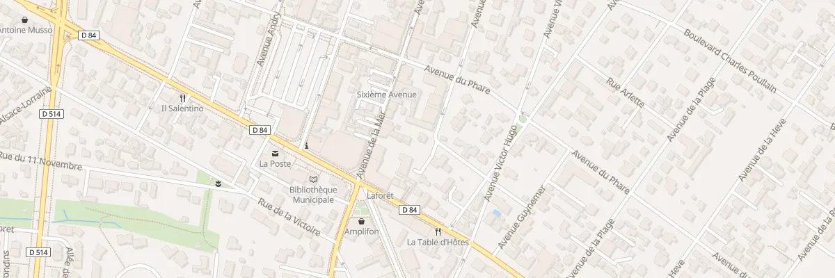 Plan du 7 Rue Leverrier à Ouistreham