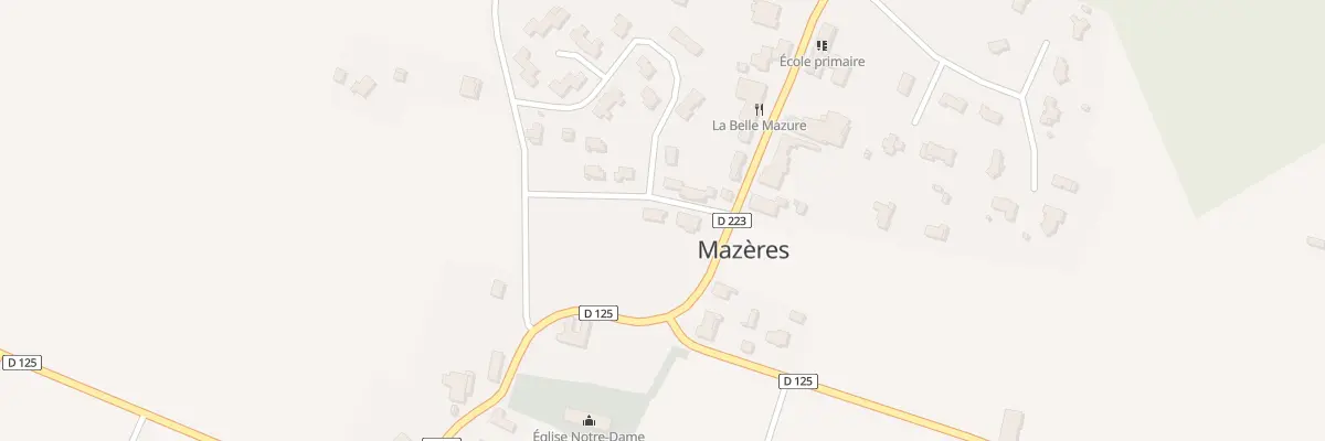 Plan du 18B Cazebonne à Mazères