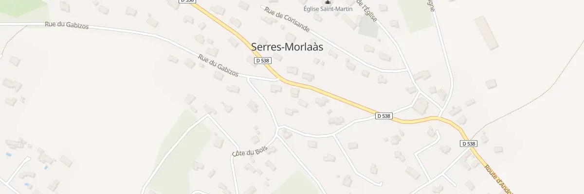 Plan du 10 Rue Bere Biste à Serres-Morlaàs