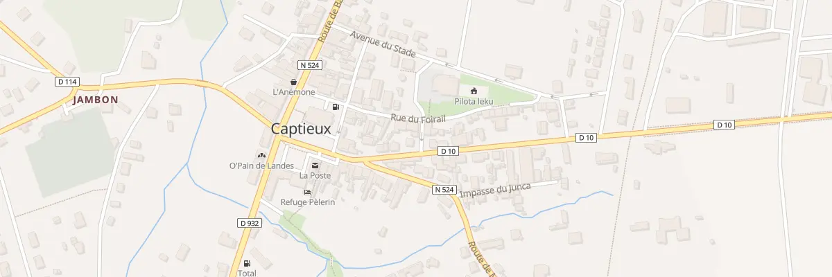 Plan du 17 Rue de la Gare à Captieux