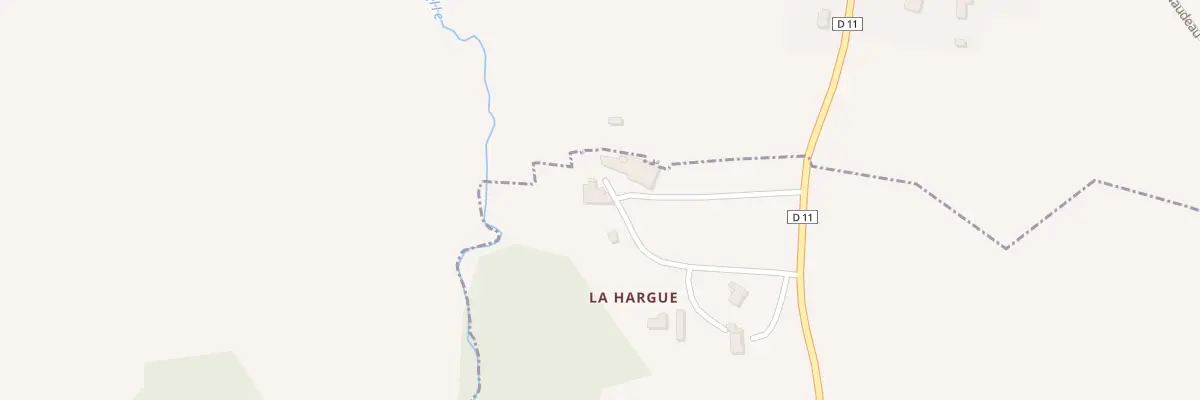 Plan du 8 Che de la Hargue à Ladaux