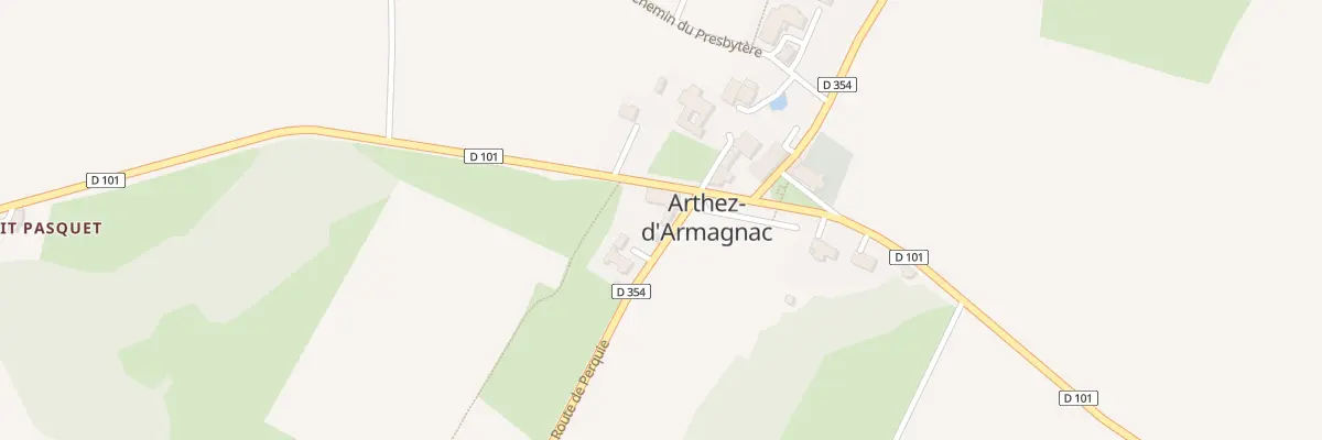 Plan du 8 Rte de Perquie à Arthez-d’Armagnac