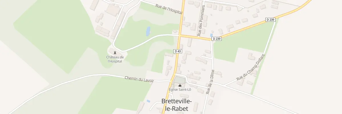 Plan du 5067 Rue des Templiers à Bretteville-le-Rabet