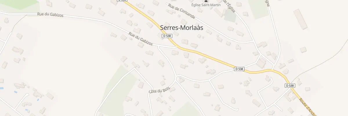 Plan du 8 Rue Bere Biste à Serres-Morlaàs