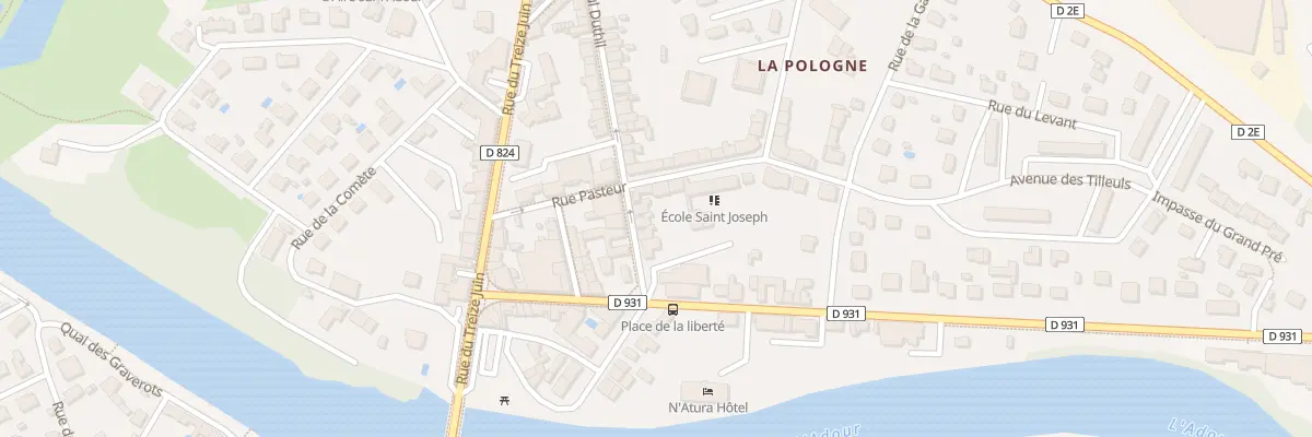 Plan du 4B Rue Paul Duthil à Aire-sur-l’Adour