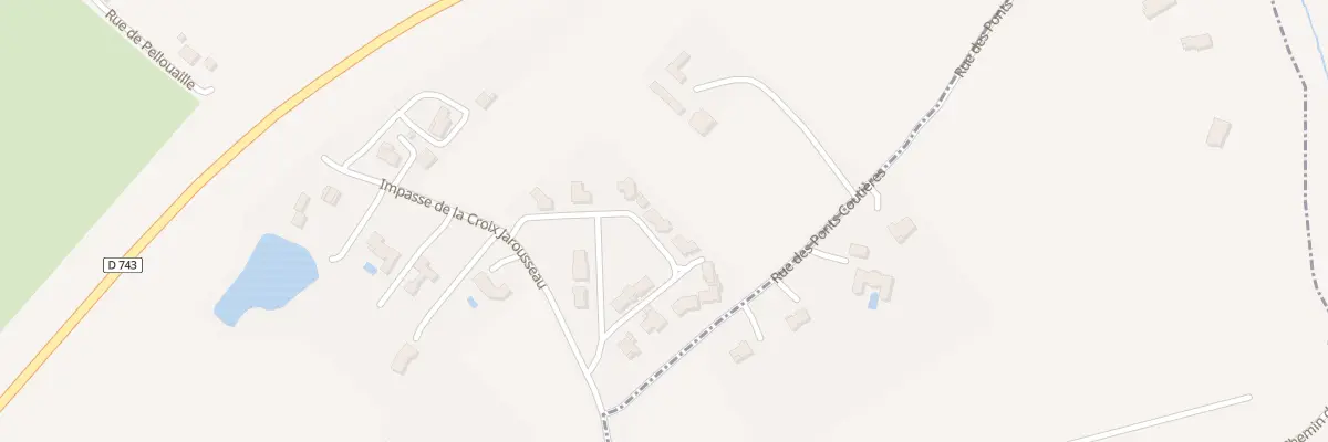 Plan du 16 Rue de la Croix Jarousseau à Châtillon-sur-Thouet