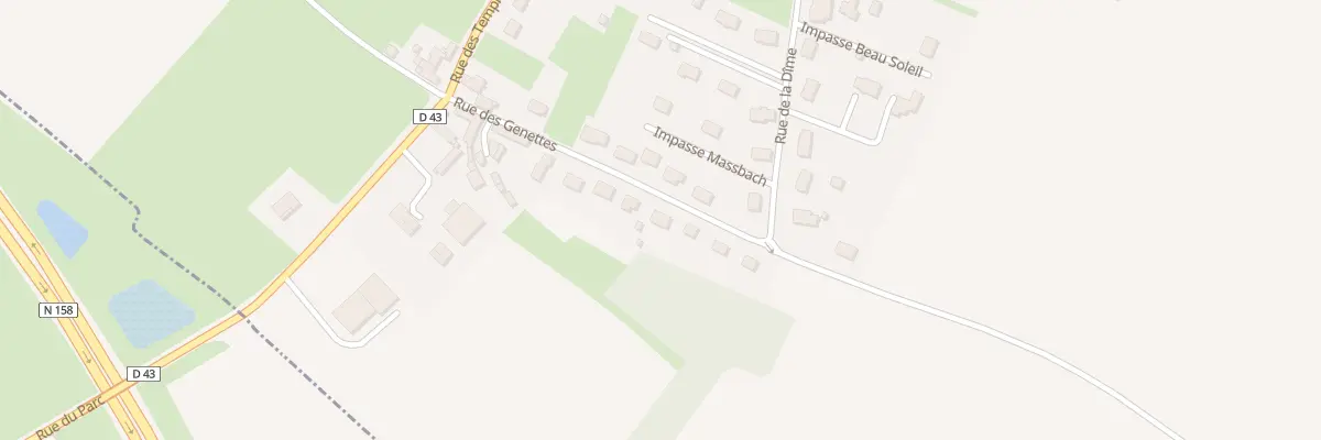 Plan du 5031A Rue des Genettes à Bretteville-le-Rabet
