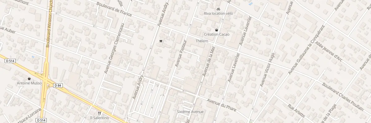 Plan du 30 Av Pasteur à Ouistreham