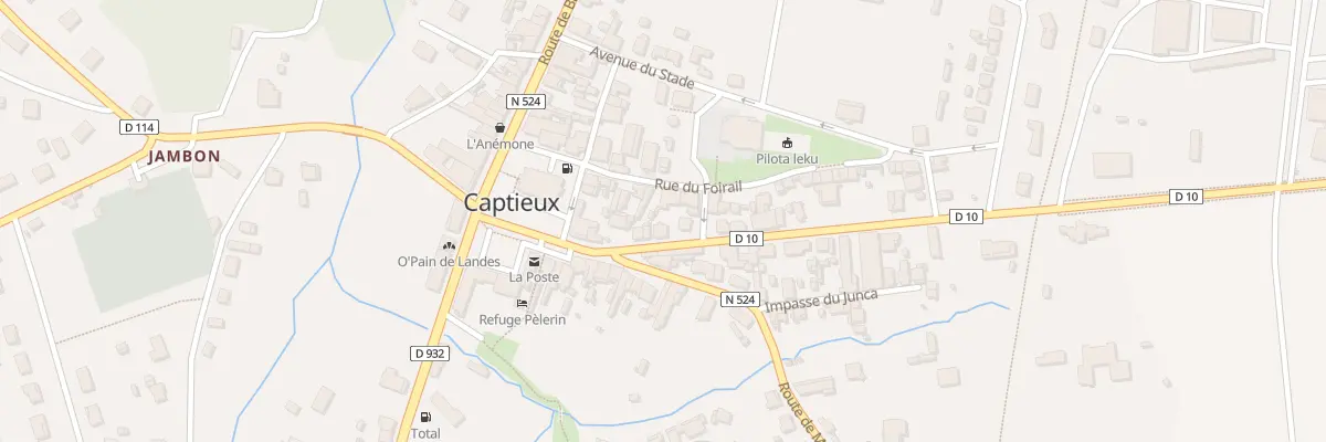 Plan du 13 Rue de la Gare à Captieux