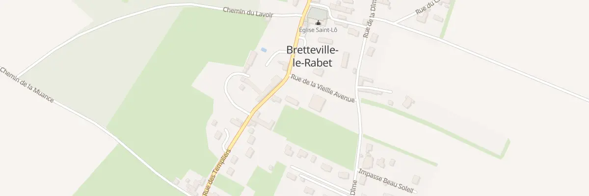 Plan du 5085 La Vieille Avenue à Bretteville-le-Rabet
