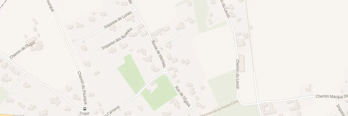 Plan du 2 Rte de Morlaas à Serres-Morlaàs