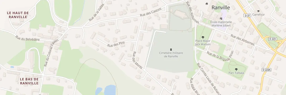 Plan du 9 Rue des Monts à Ranville