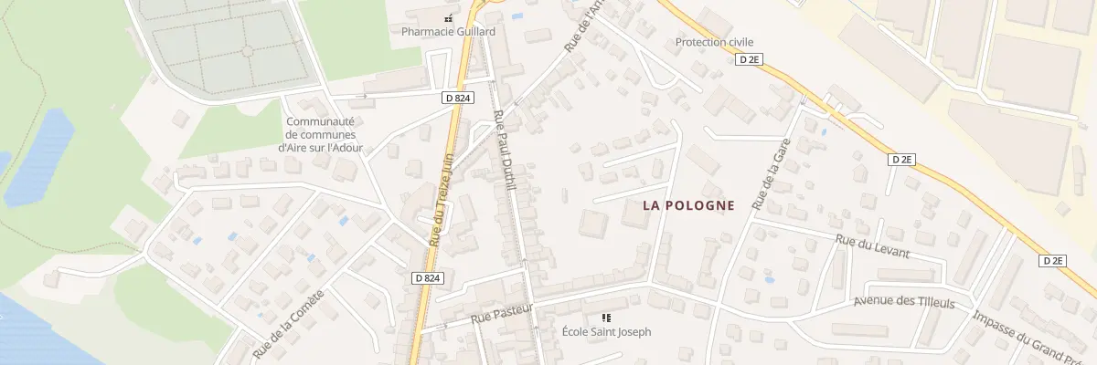 Plan du 32 Rue Paul Duthil à Aire-sur-l’Adour