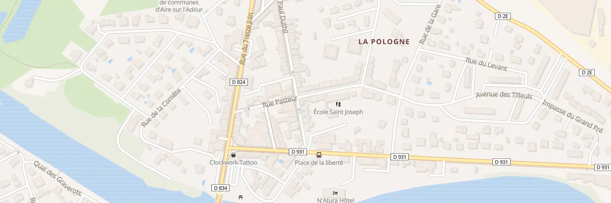 Plan du 6B Rue Paul Duthil à Aire-sur-l’Adour