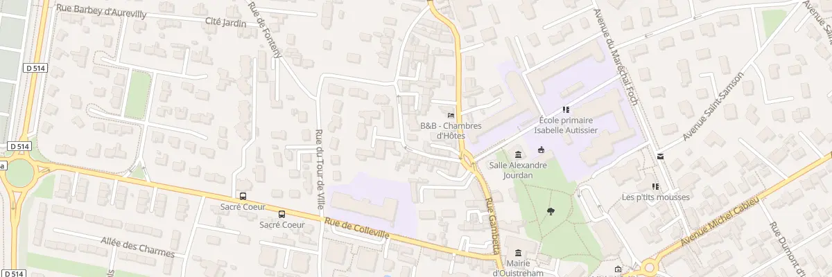 Plan du 6 Rue Froide à Ouistreham