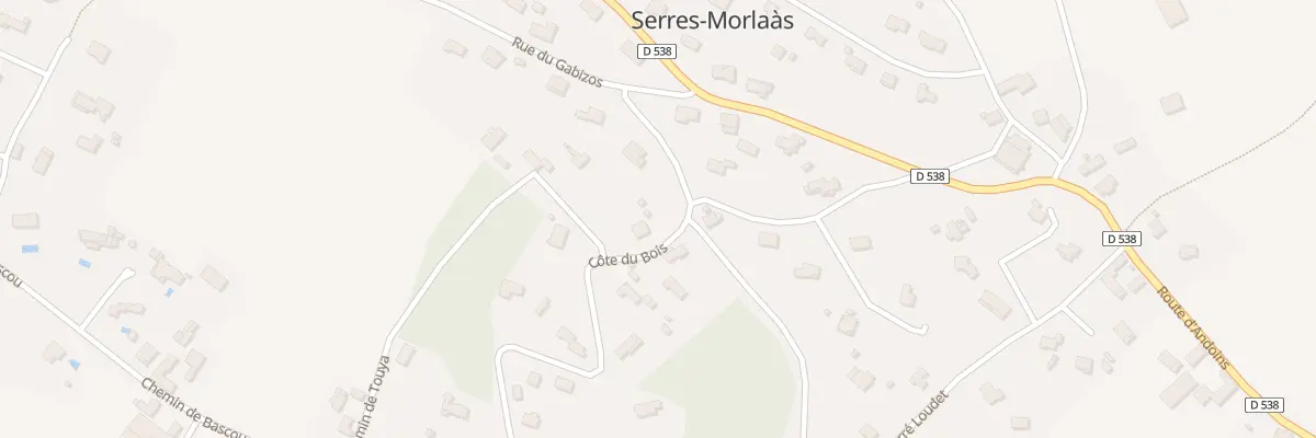 Plan du 13 Che de la Cote du Bois à Serres-Morlaàs