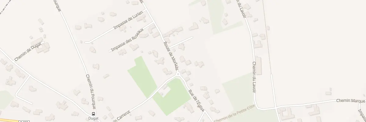 Plan du 2 Rte de Morlaas à Serres-Morlaàs
