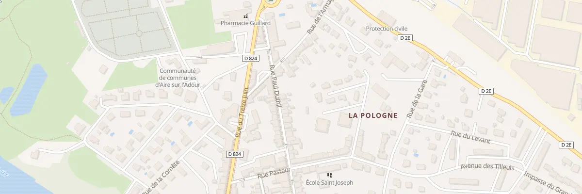 Plan du 36 Rue Paul Duthil à Aire-sur-l’Adour