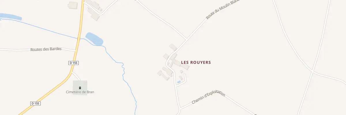 Plan du 5056 Les Rouyers à Bran