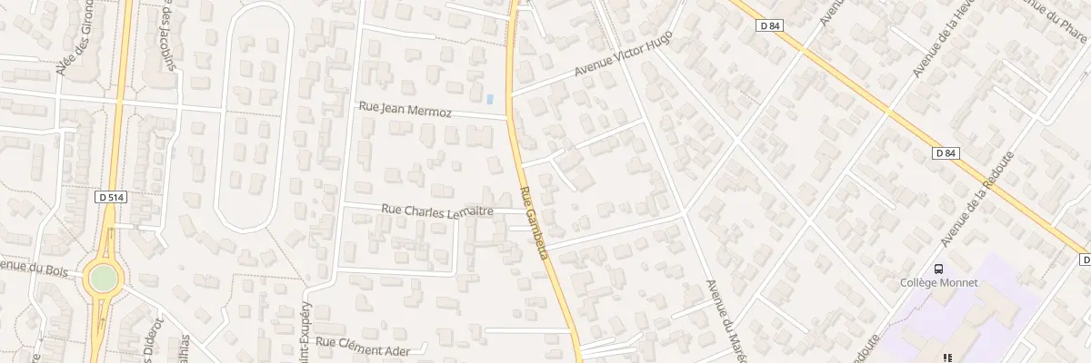Plan du 92 Rue Gambetta à Ouistreham