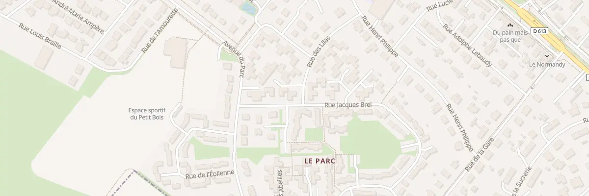 Plan du 2 Imp des Mûriers à Cagny