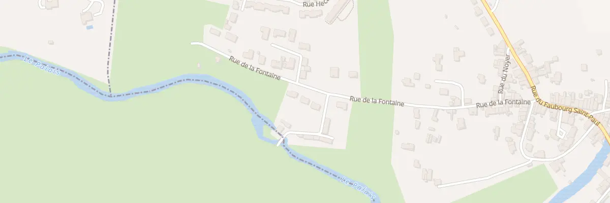 Plan du 45 Rue de la Fontaine à Parthenay