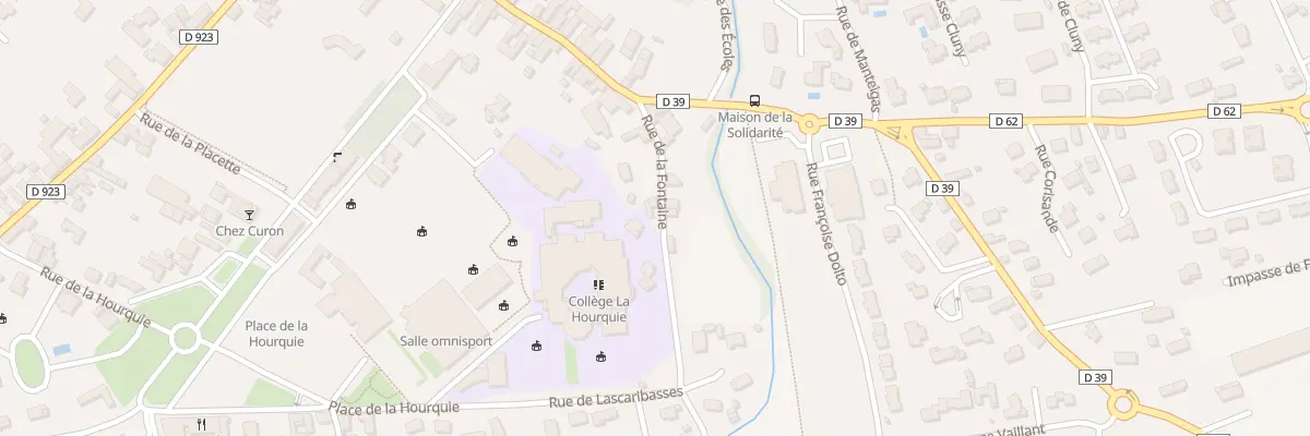 Plan du 6 Rue de la Fontaine à Morlaàs
