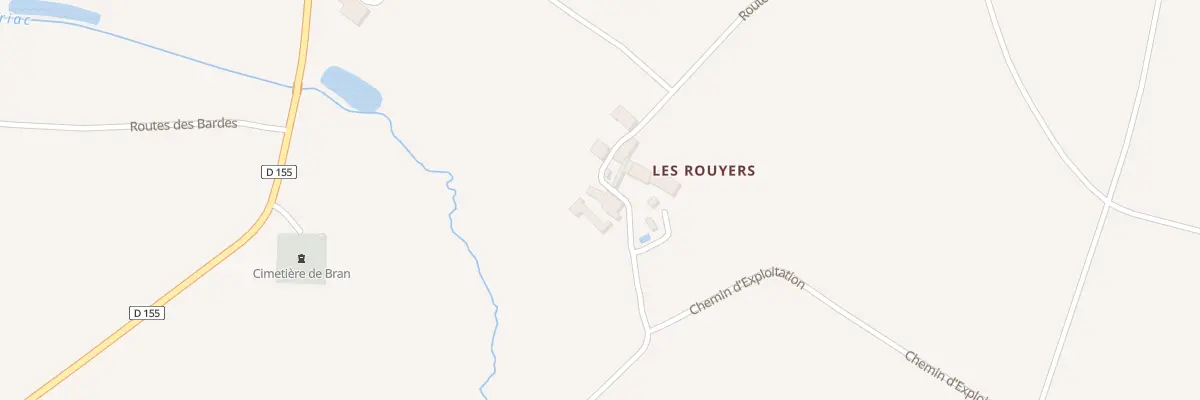 Plan du 5057 Les Rouyers à Bran