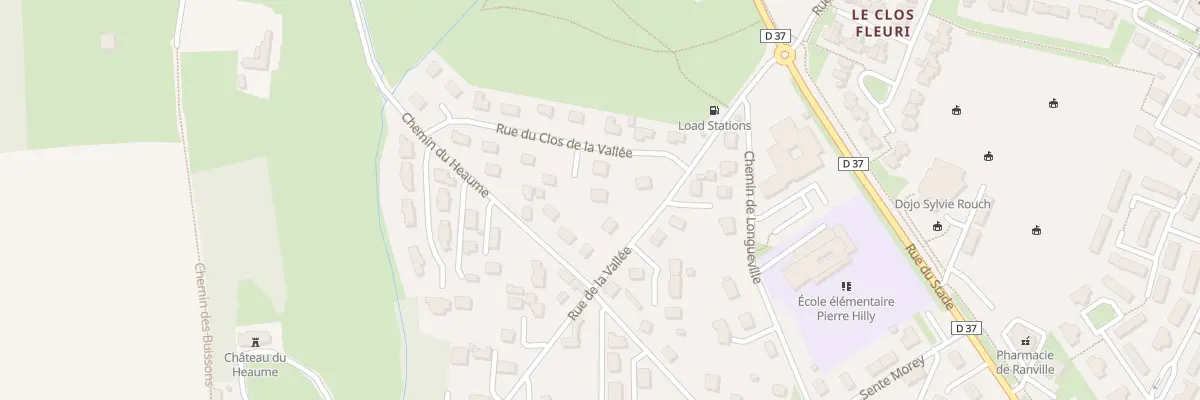 Plan du 3 Rue du Clos de la Vallée à Ranville