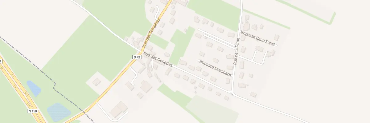Plan du 5 Rue des Genettes à Bretteville-le-Rabet