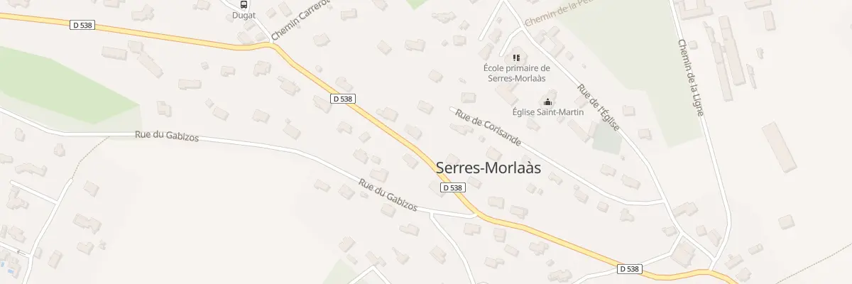 Plan du 5 Rue Bere Biste à Serres-Morlaàs