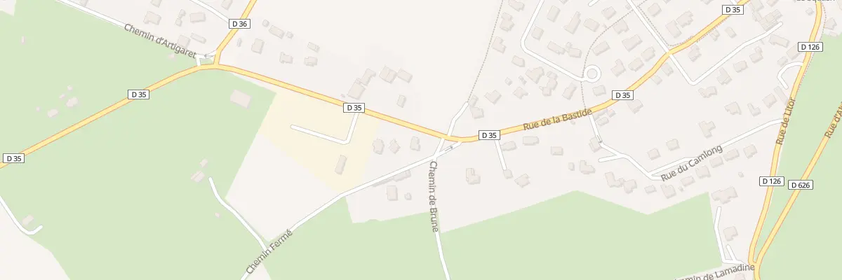 Plan du 2 Che Fermé à Asson