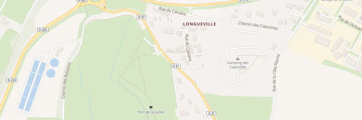 Plan du 1 Rue du Calvaire à Ranville