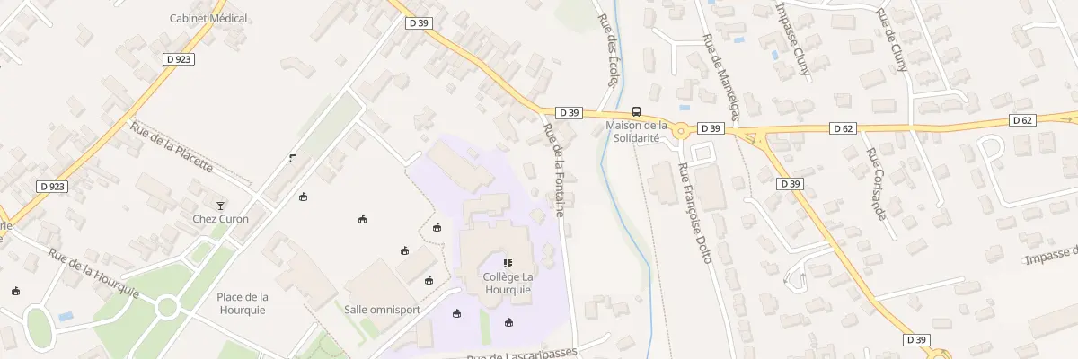 Plan du 4 Rue de la Fontaine à Morlaàs