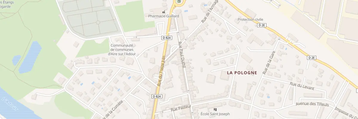 Plan du 27B Rue Paul Duthil à Aire-sur-l’Adour