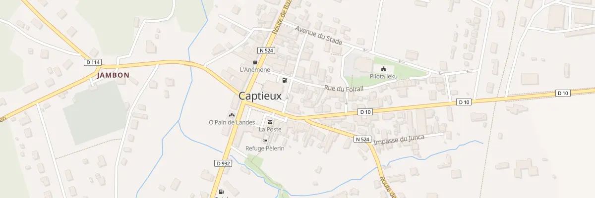 Plan du 8 Pl de l’Eglise à Captieux