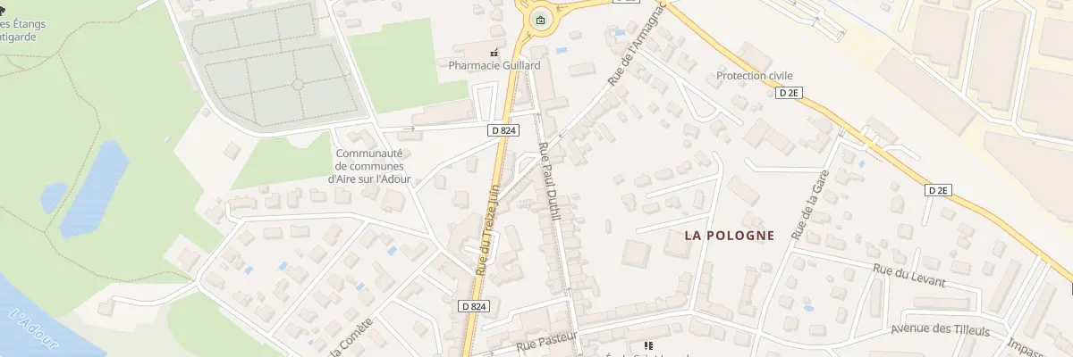 Plan du 29 Rue Paul Duthil à Aire-sur-l’Adour