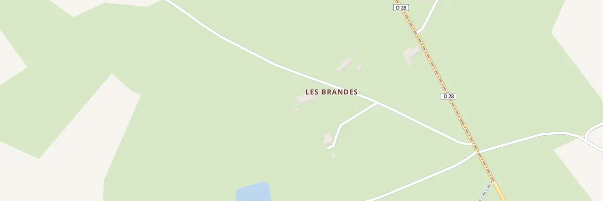 Plan du 2 Les Brandes à Sainte-Gemme