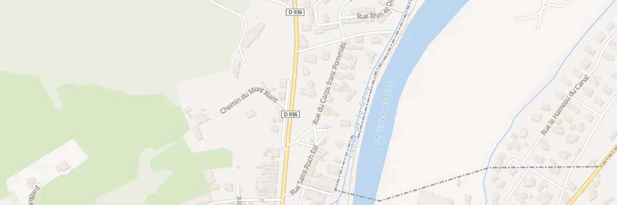 Plan du 46 Rue du Corps Franc Pomies à Nay