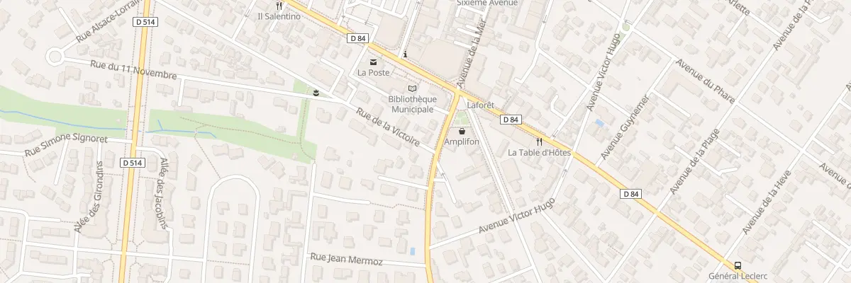 Plan du 2 Rue de la Victoire à Ouistreham
