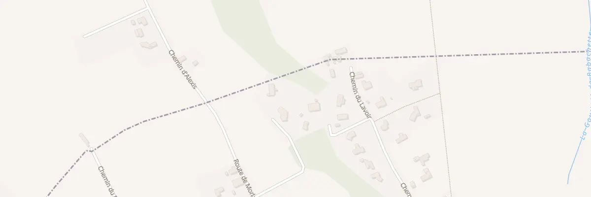 Plan du 4 Che Lous Aberagnes à Serres-Morlaàs