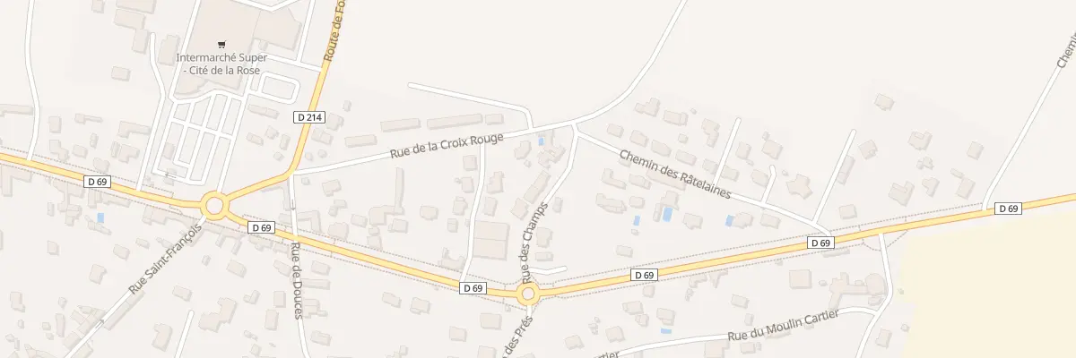 Plan du 83 Rue des Champs à Doué-en-Anjou