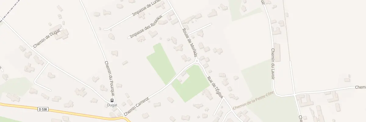 Plan du 1 Rte de Morlaas à Serres-Morlaàs