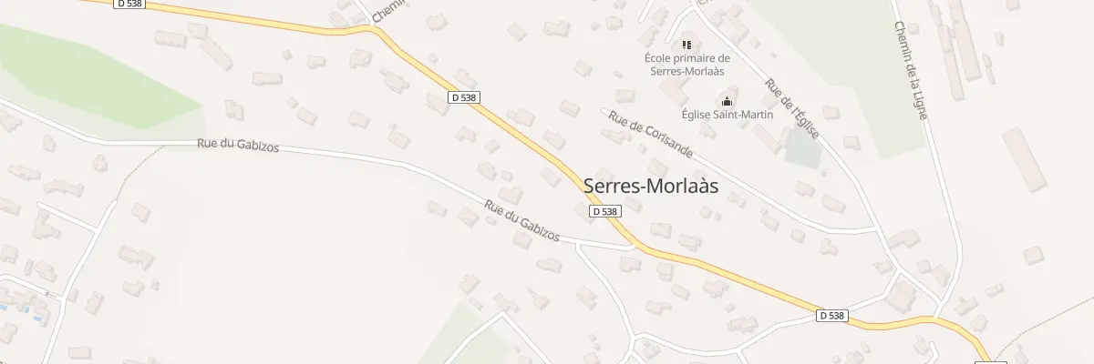 Plan du 4 Rue Bere Biste à Serres-Morlaàs